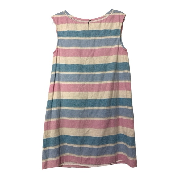 NWT Southern Tide Cora Linen Cotton Striped Mini Shift Summer Dress Size 2 - Picture 4 of 8